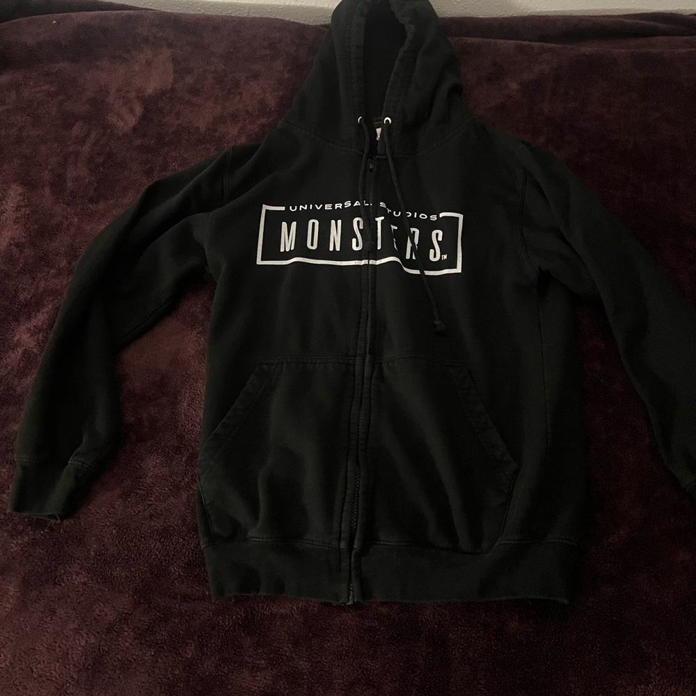 Universal Studios zip up Monsters hoodie. Size small.
